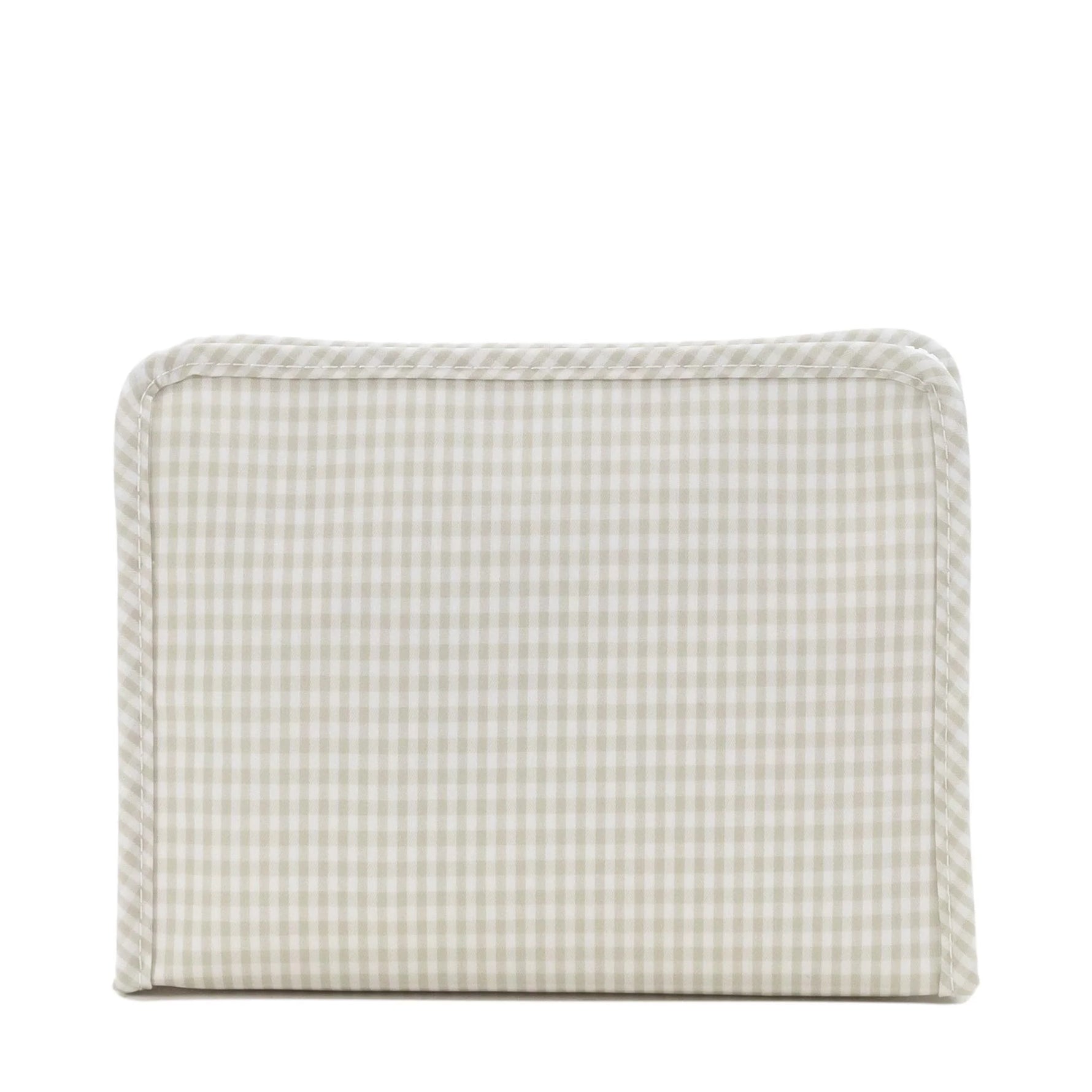 Roadie Medium Zip Pouch Gingham Pearl Grey by TRVL Design dress for girls premium quality