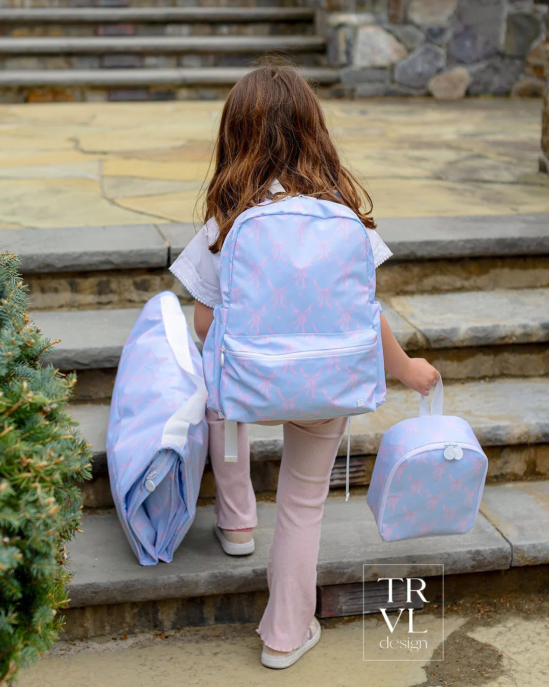 Backpacker Eloise Bow by TRVL Design designer outfit for kids