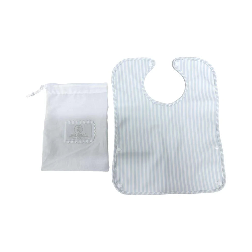 Best Bib Pimlico Stripe Light Blue by TRVL Design dress for girls premium quality