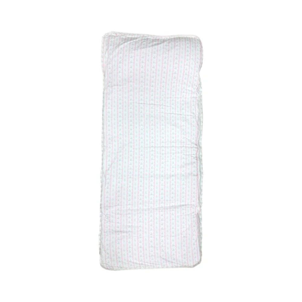 Rest Up! Nap Mat Ribbon Floral Pink by TRVL Design designer outfit for kids