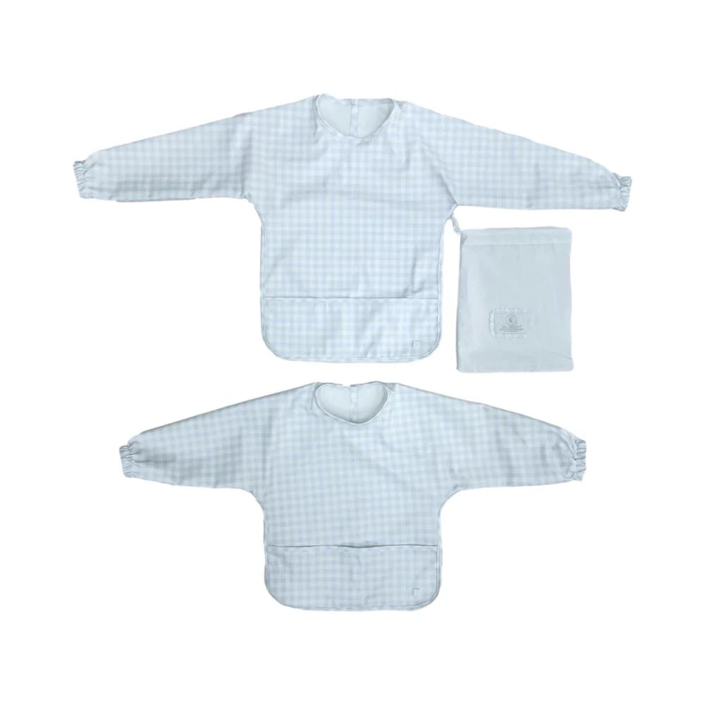 Buy Perfect Smock Small Pimlico Check Light Blue by TRVL Design kids clothing online