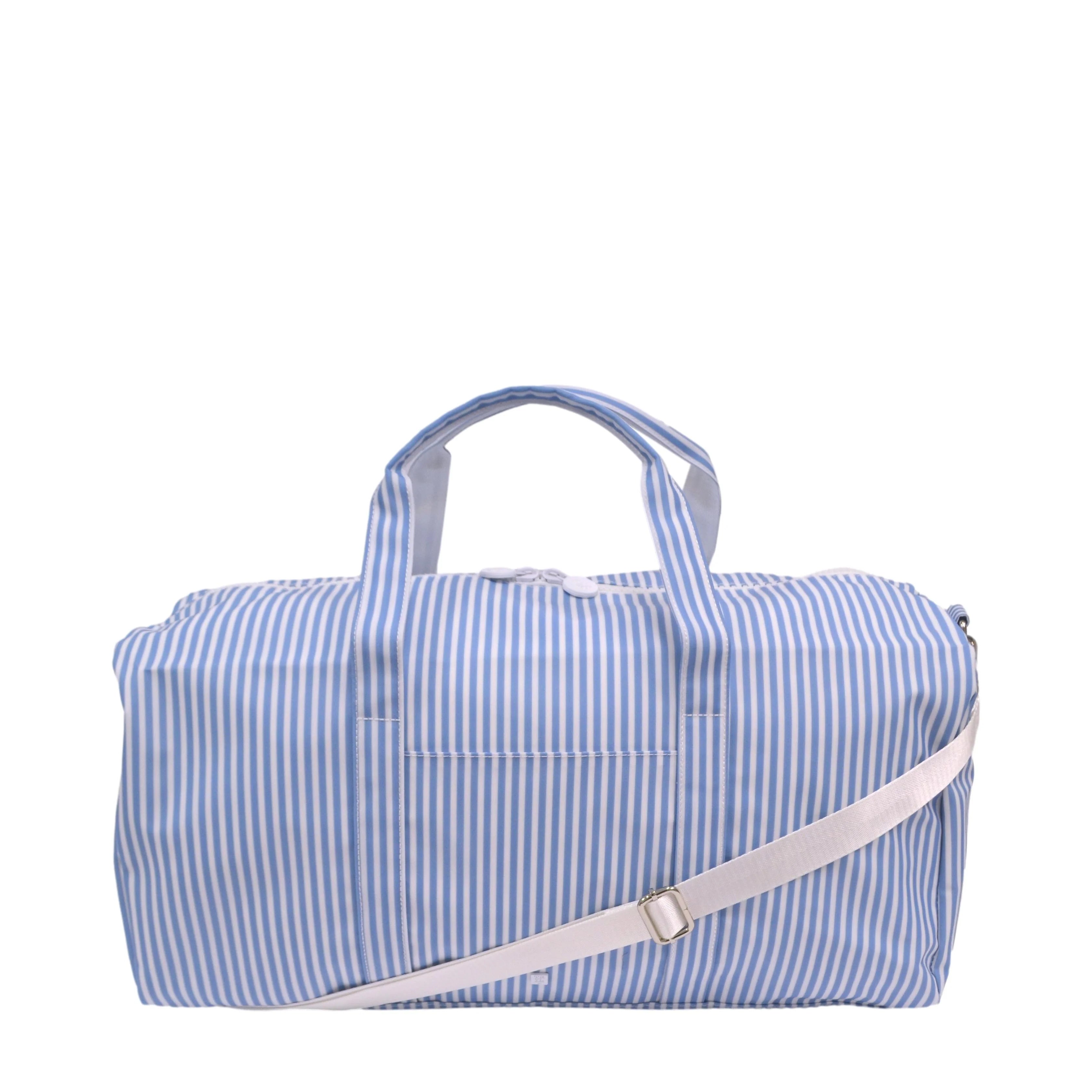 XL Weekender Duffel Bag Pimlico Stripe Chambray by TRVL Design