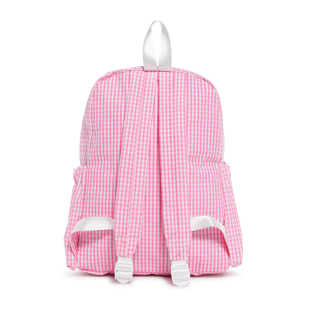 Buy Backpacker Gingham Pink by TRVL Design kids clothing online