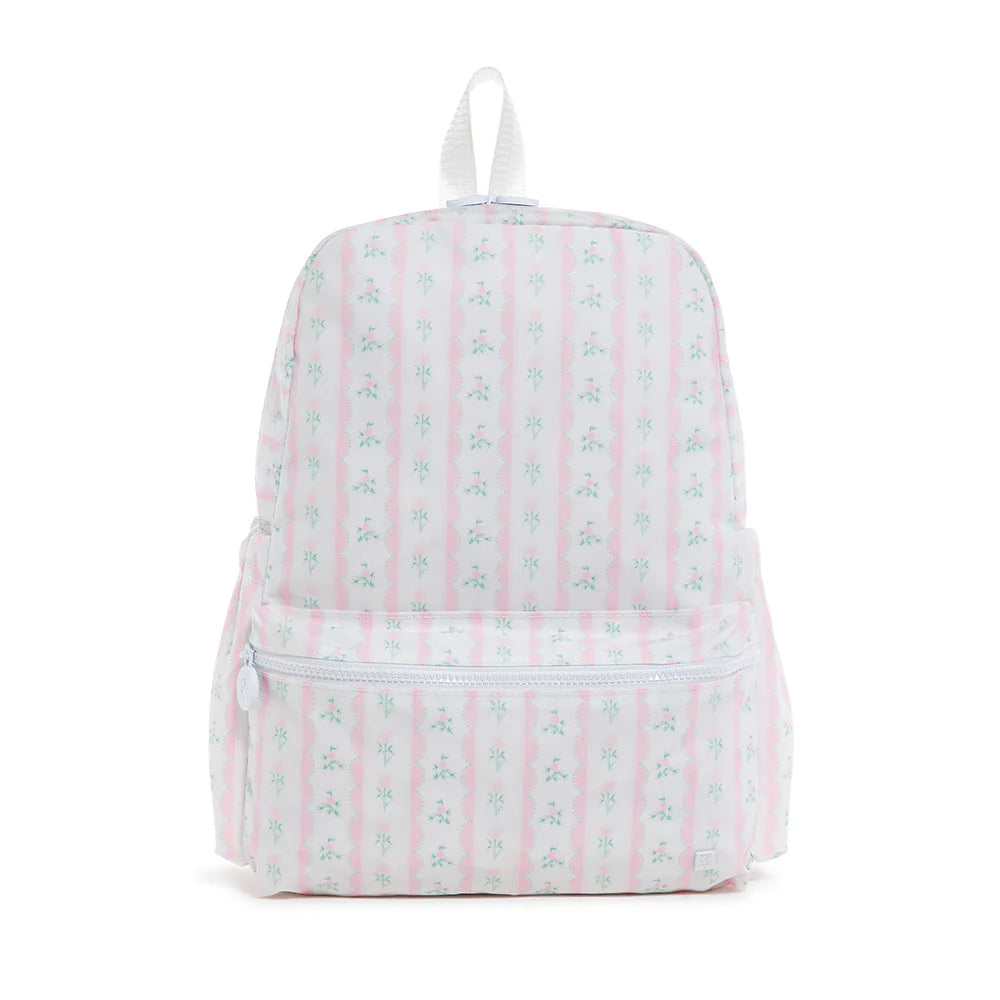 Backpacker Ribbon Floral Pink by TRVL Design