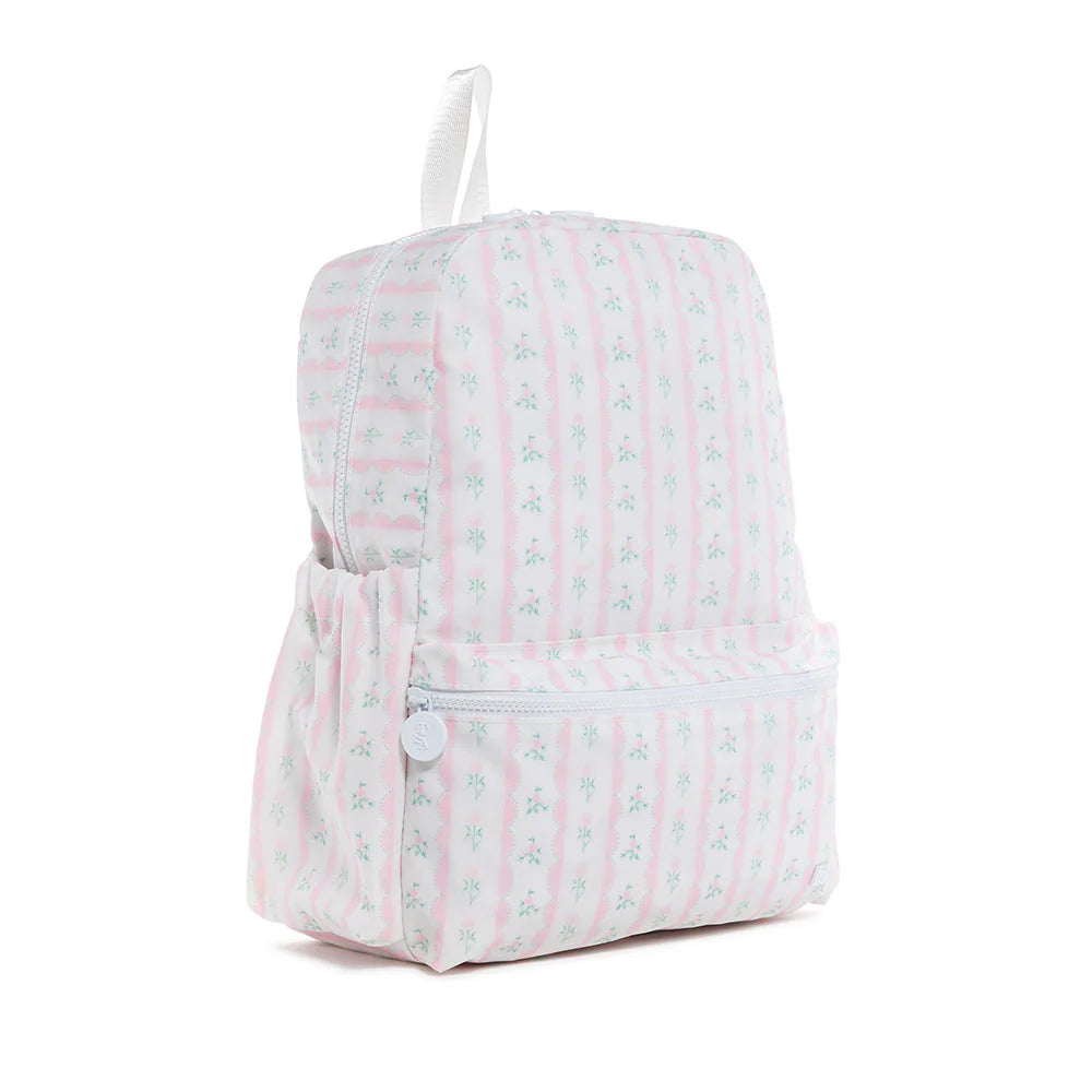 Backpacker Ribbon Floral Pink by TRVL Design dress for girls premium quality