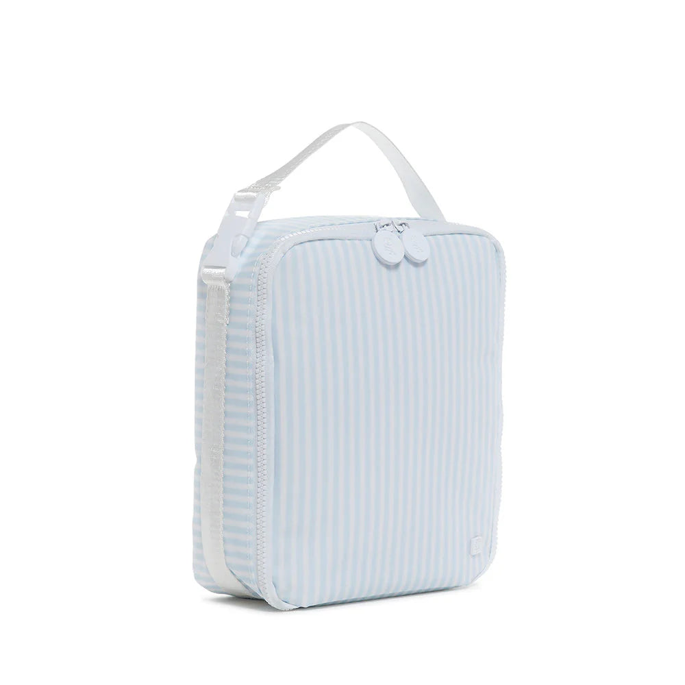 Lunch Box Pimlico Stripe Light Blue by TRVL Design dress for girls premium quality