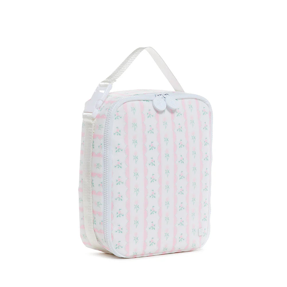 Lunch Box Ribbon Floral Pink by TRVL Design dress for girls premium quality