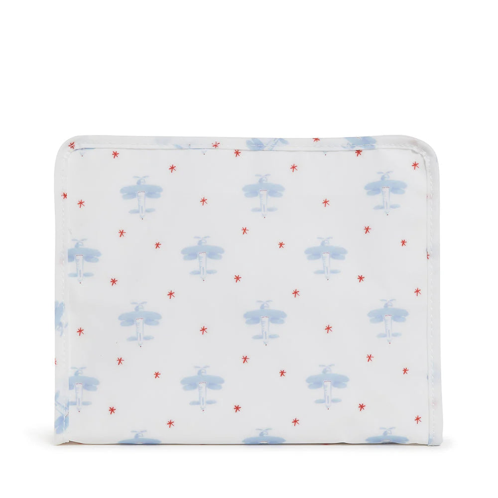 Roadie Large Zip Pouch David's Airplane by TRVL Design dress for girls premium quality