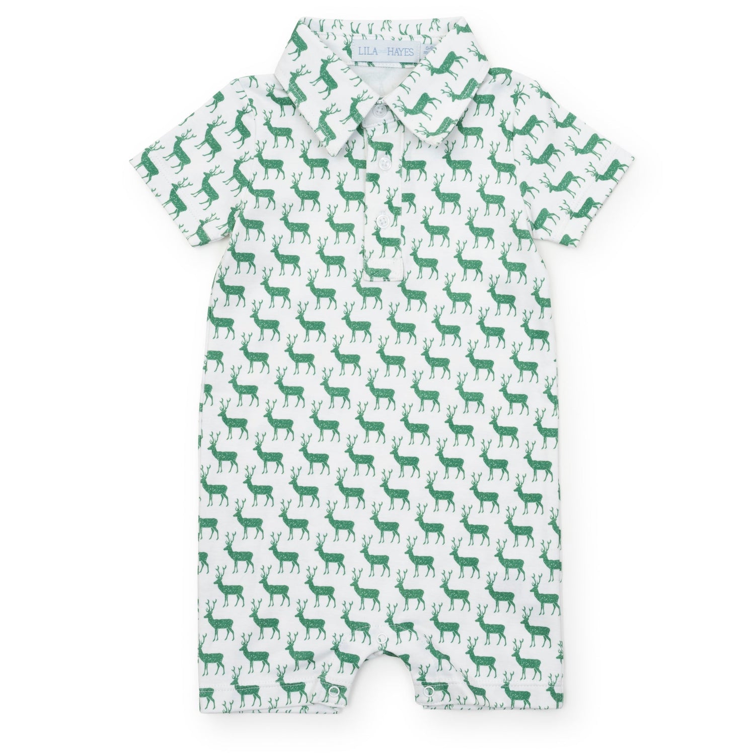 Tripp Boys' Polo Shortall Woodland Deer