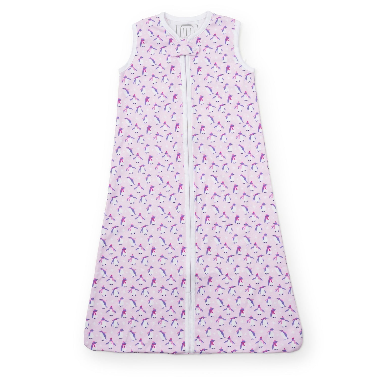 Wearable Girls' Blanket Penguin Party Pink
