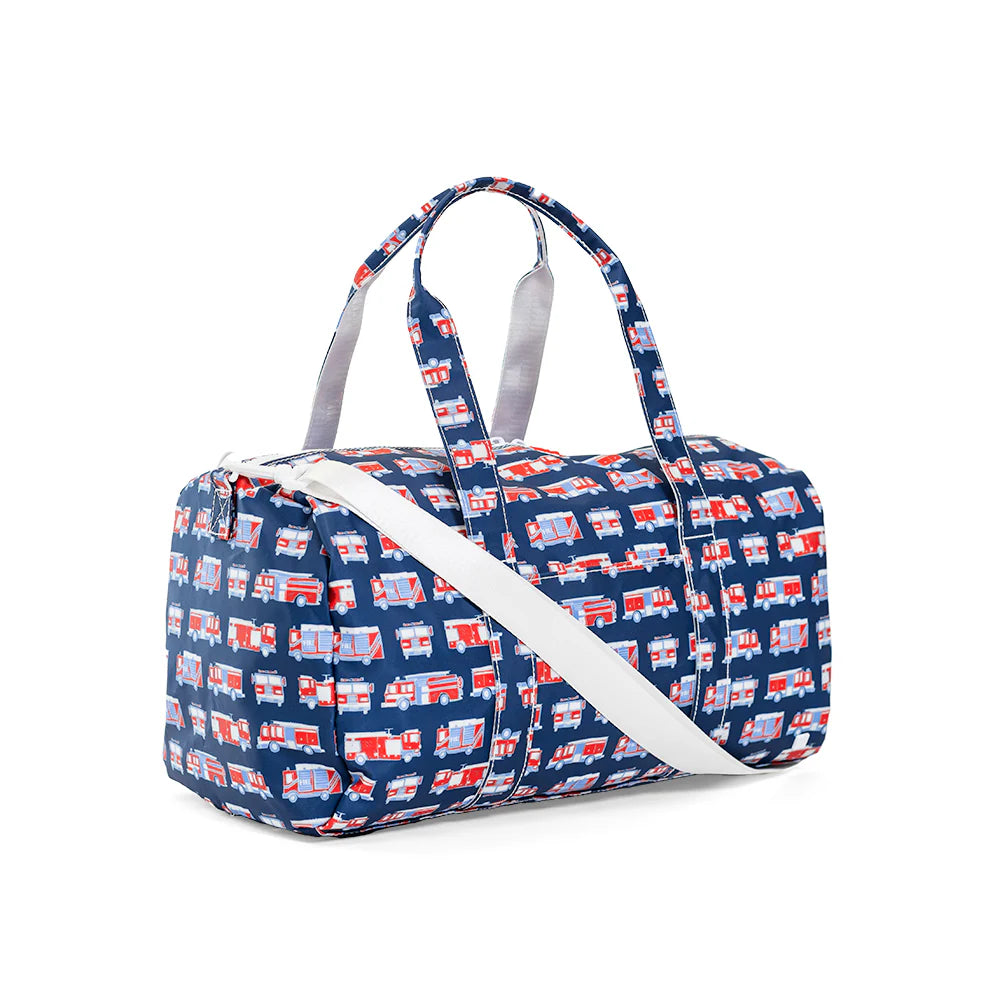 Weekender Duffel Bag Fire Engines by TRVL Design dress for girls premium quality