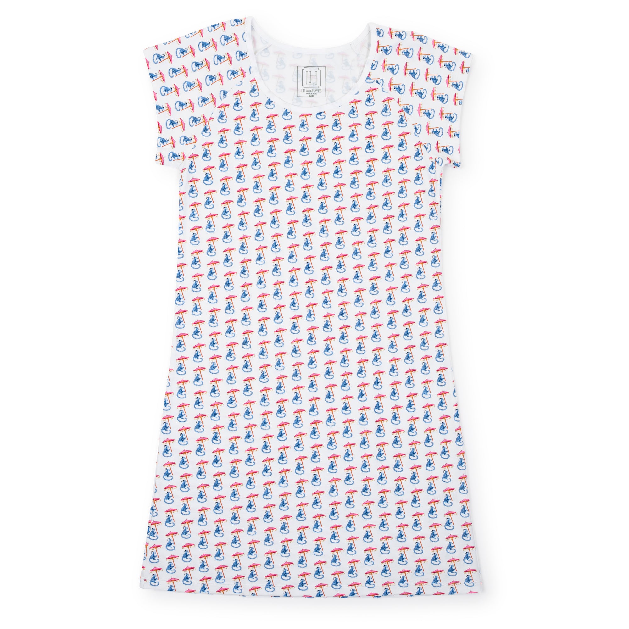 Wendy Women's Pima Cotton Nightgown - Majestic Monkey