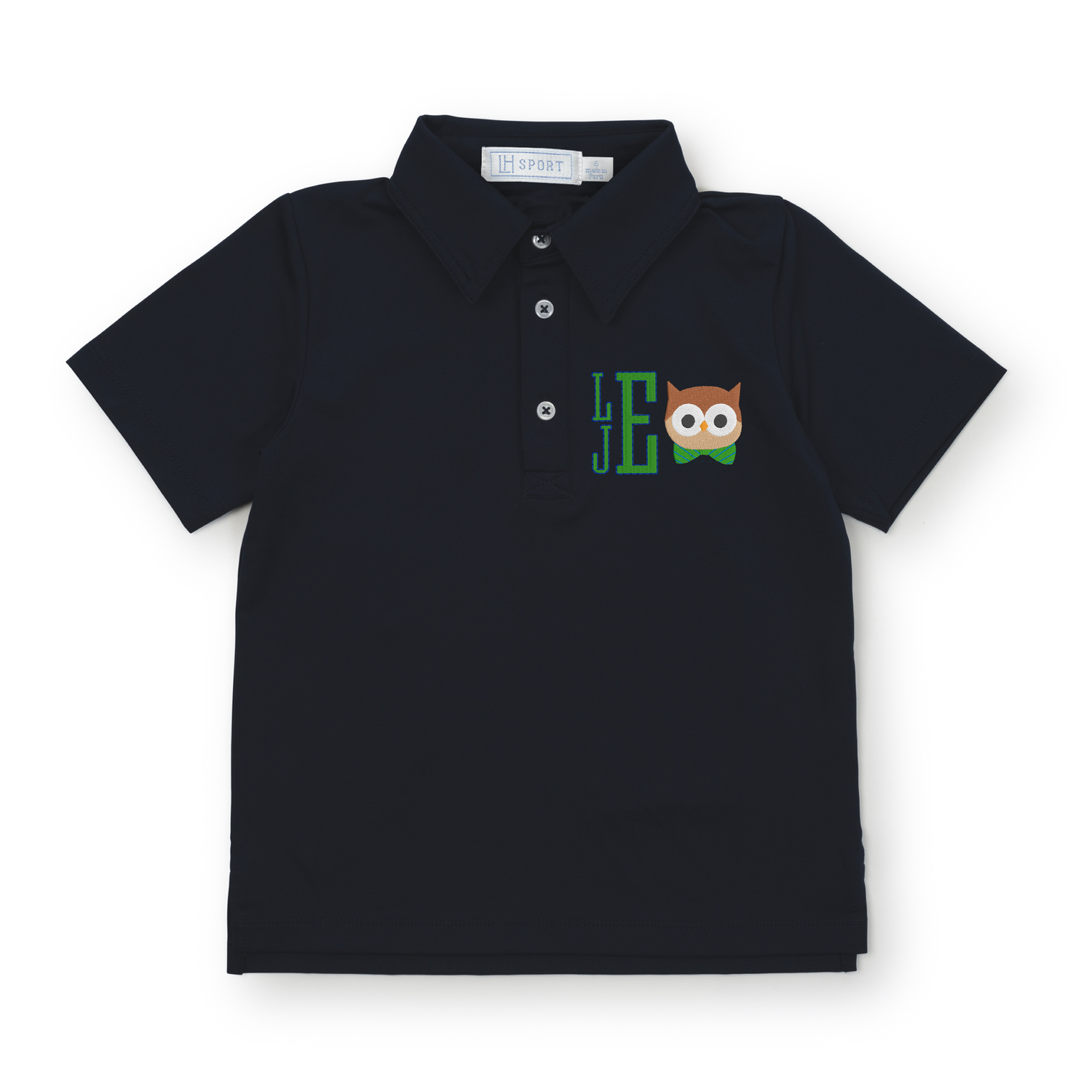 Uniform Will Boys' Performance Polo by LH Sport Navy