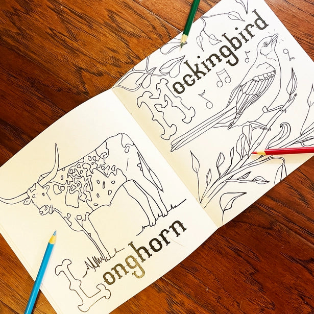 The World Famous Texas Alphabet Coloring Book