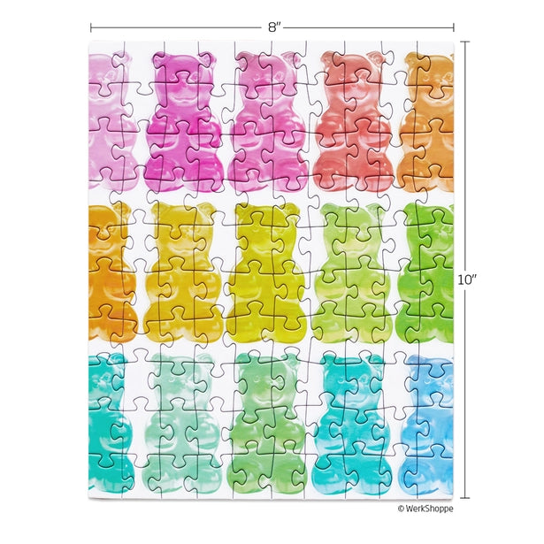 Gummy Bears 100 Piece Jigsaw Puzzle by WerkShoppe