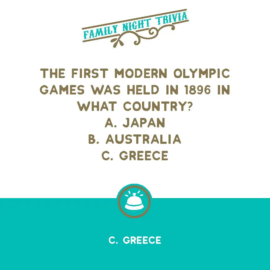 That Rings A Bell! Game: Family Night Trivia