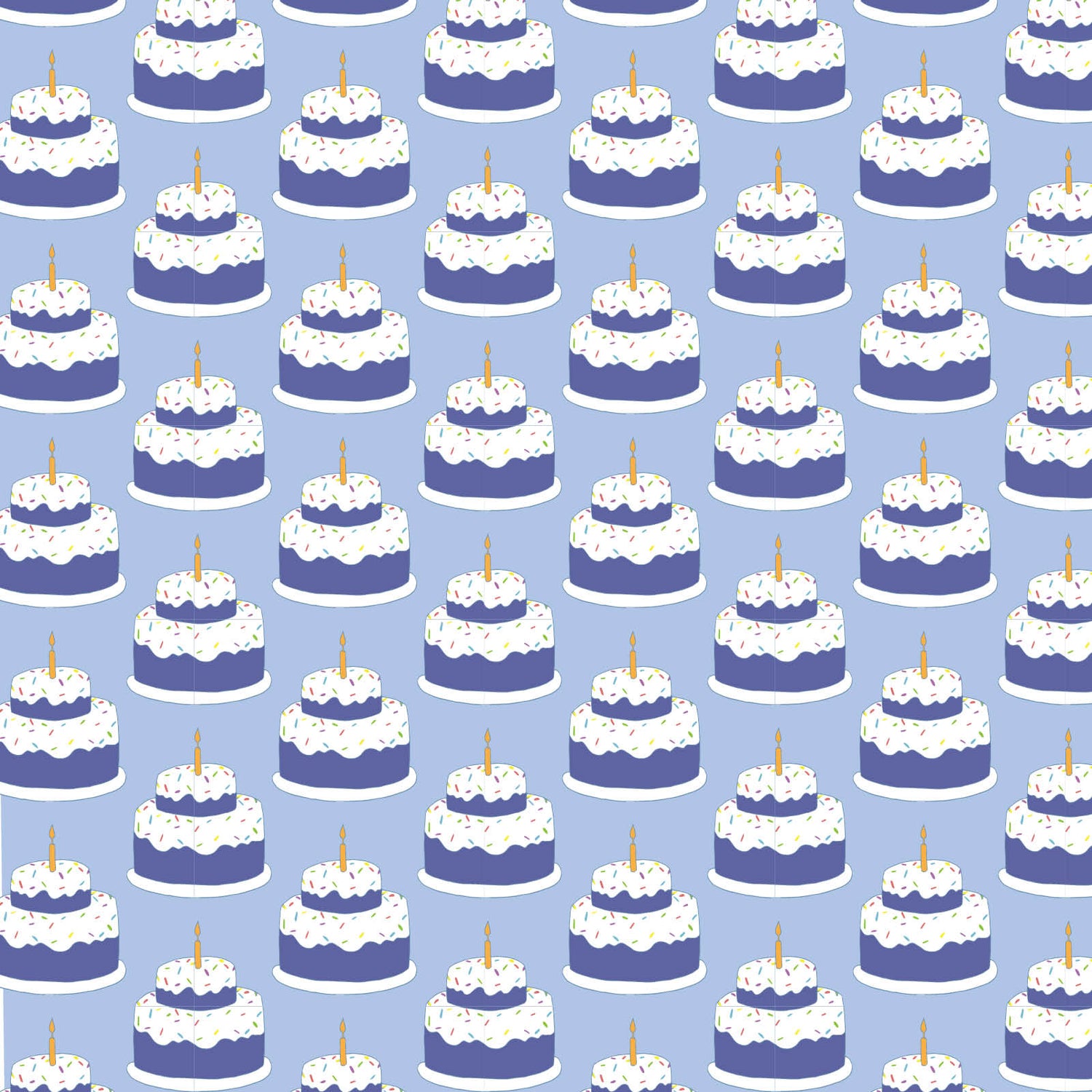 Walker Boys' Short Set - Birthday Cake Blue