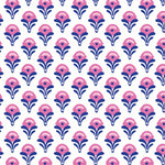 Margot Girls' Performance Skirt by LH Sport - Boho Flora Hot Pink Navy stylish kids outfit collection