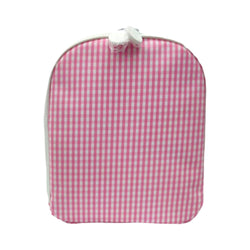 Bring It Gingham Pink Insulated Lunch Bag by TRVL Design