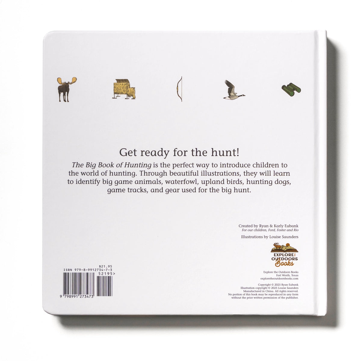 The Big Book of Hunting Children's Book stylish kids outfit collection