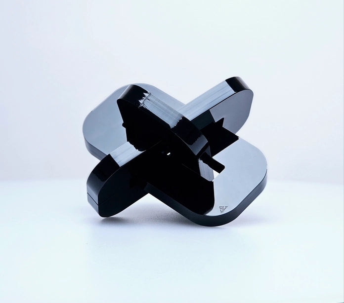 Everyday Decorative Acrylic Infinito Knot - Solid Black Kidswear