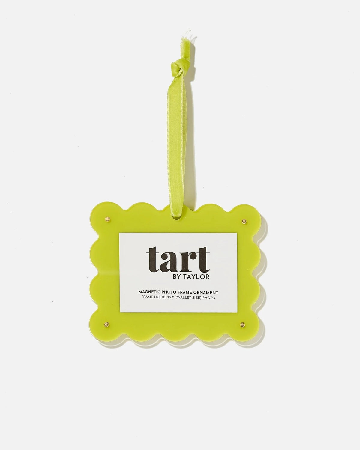 Mini Frame Ornament - Chartreuse stylish kids outfit collection