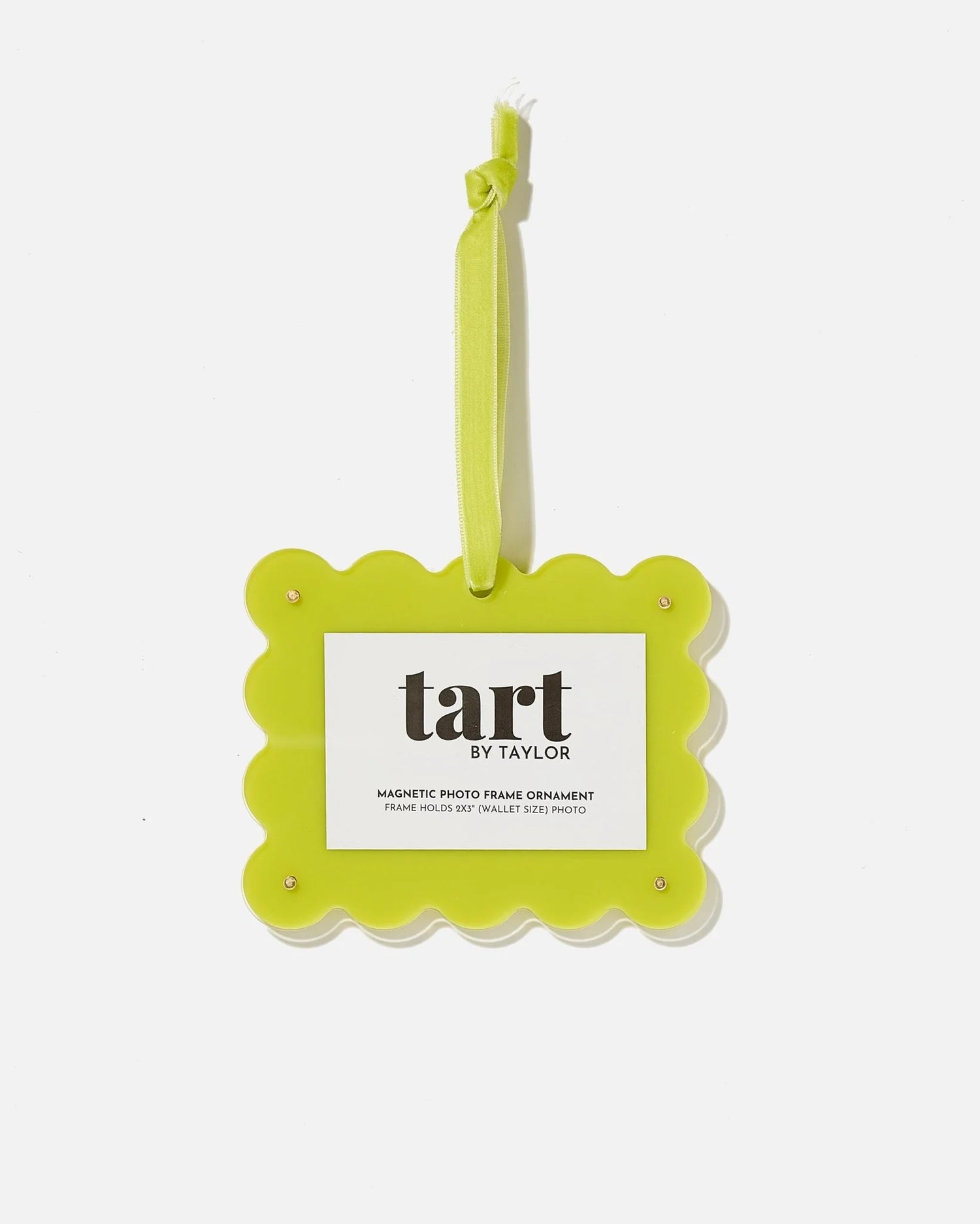 Mini Frame Ornament - Chartreuse