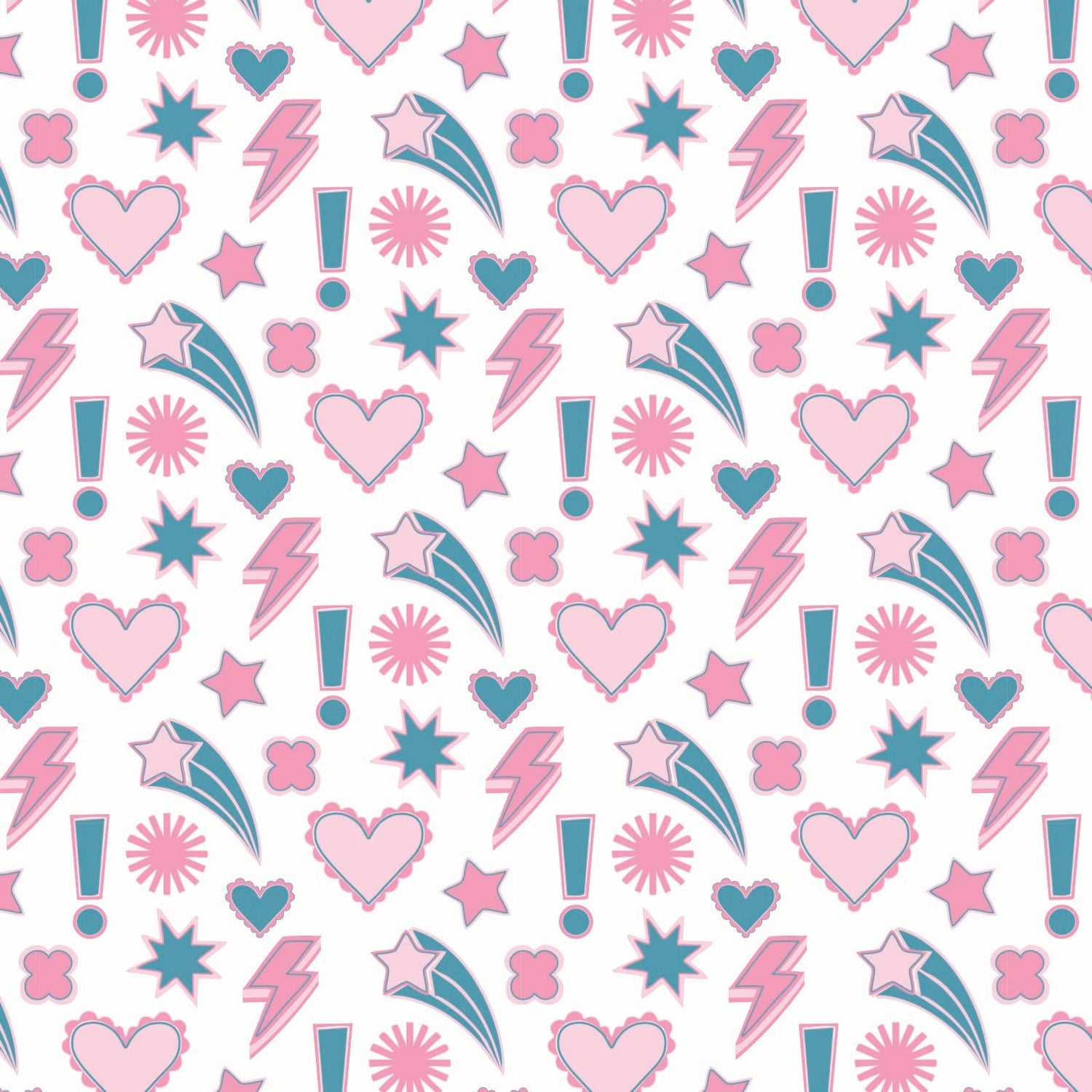 Alden Girls' Pima Cotton Pajama Pant Set - Cosmic Crush