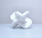 Everyday Decorative Acrylic Infinito Knot - Solid White Kidswear