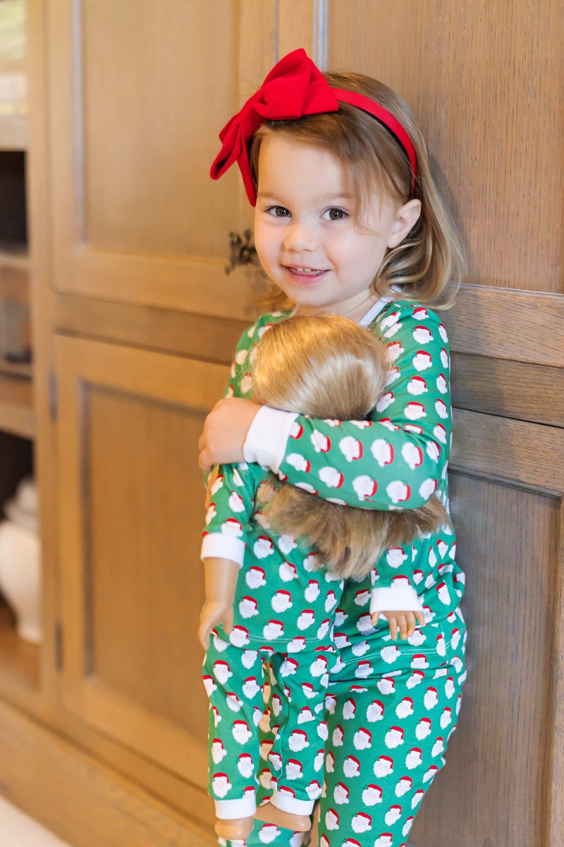 Alden Doll Pima Cotton Pajama Set - Hey Santa