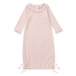 Baby Shop: Georgia Pima Cotton Daygown with Monogram  - Light Pink