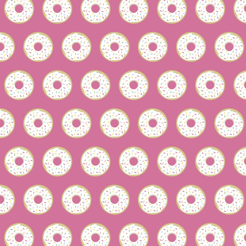 Alden Doll Pima Cotton Pajama Set - Donuts Pink