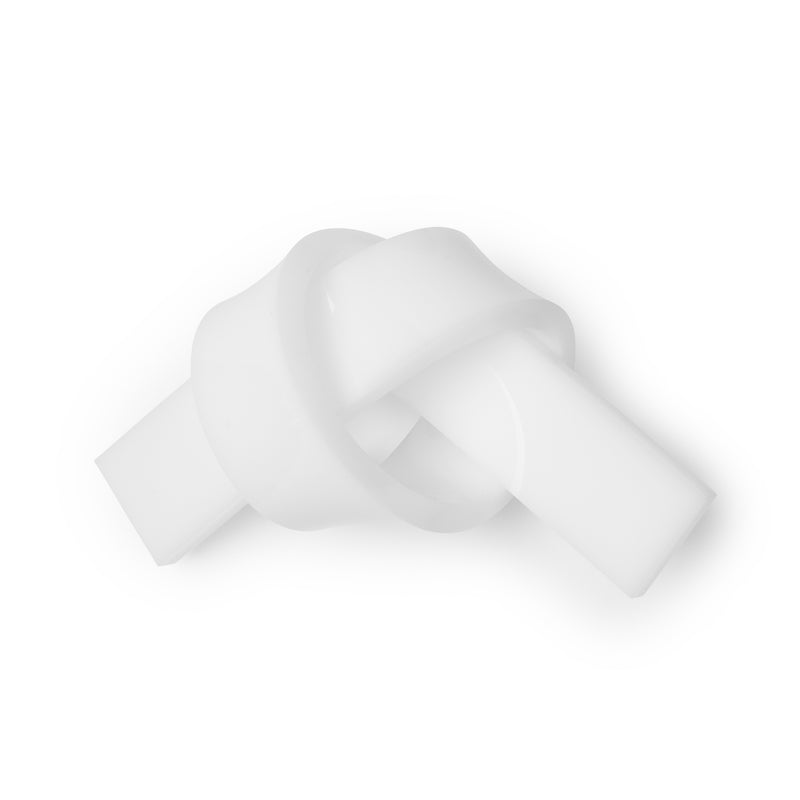 Decorative Acrylic Love Knot - Solid White Large