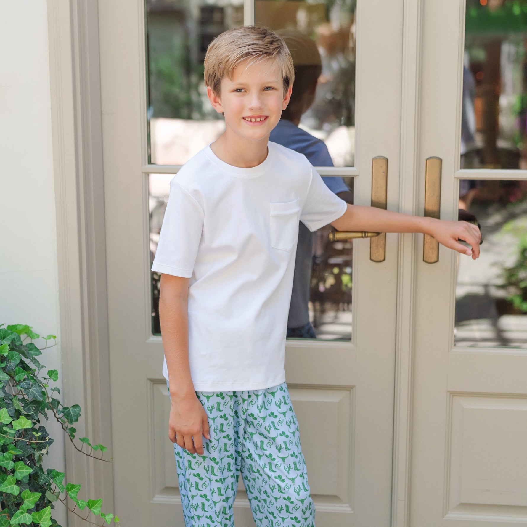 Buy Beckett Boys' Hangout Pant - Wild West Blue kids clothing online