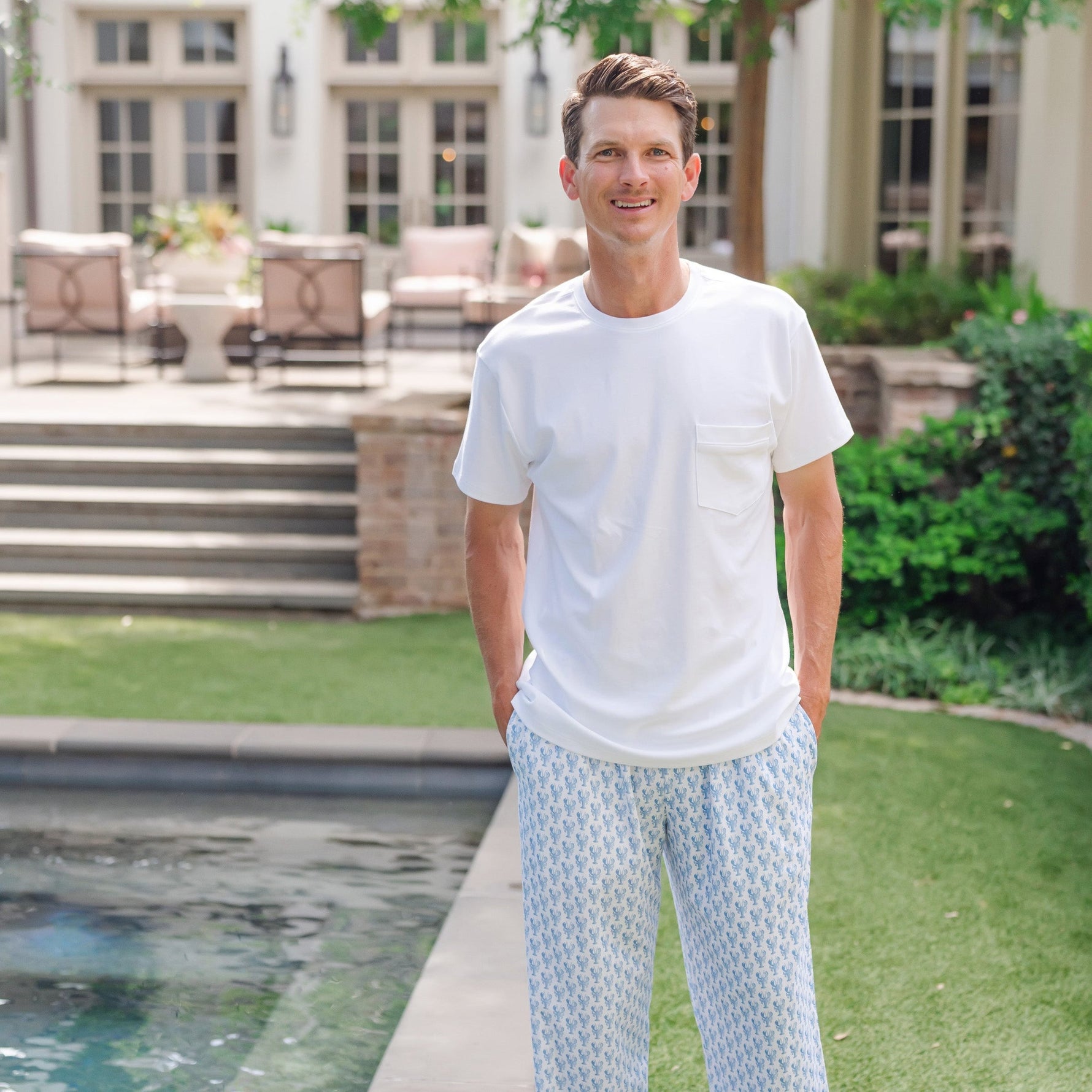 Brent Men's Hangout Pant - Maine Lobsters stylish kids outfit collection
