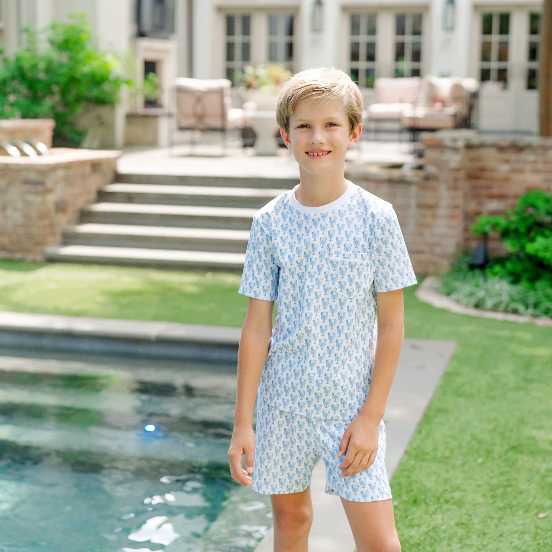 Buy Charles Boys' Short Set - Maine Lobsters kids clothing online