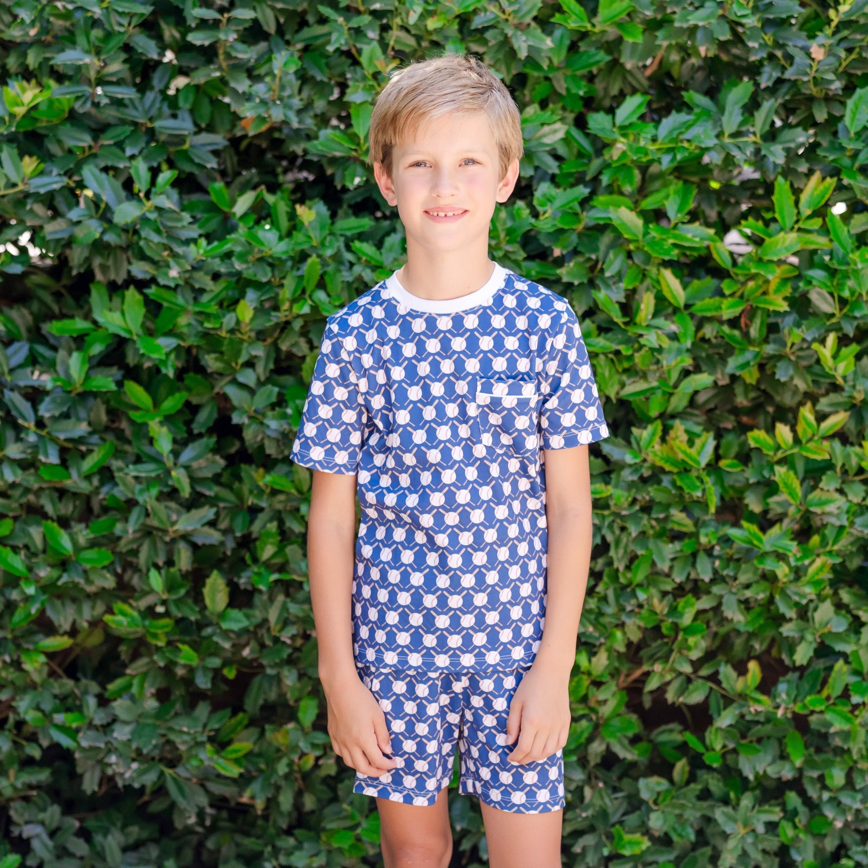 Buy Charles Boys' Short Set - Up at Bat Baseball kids clothing online