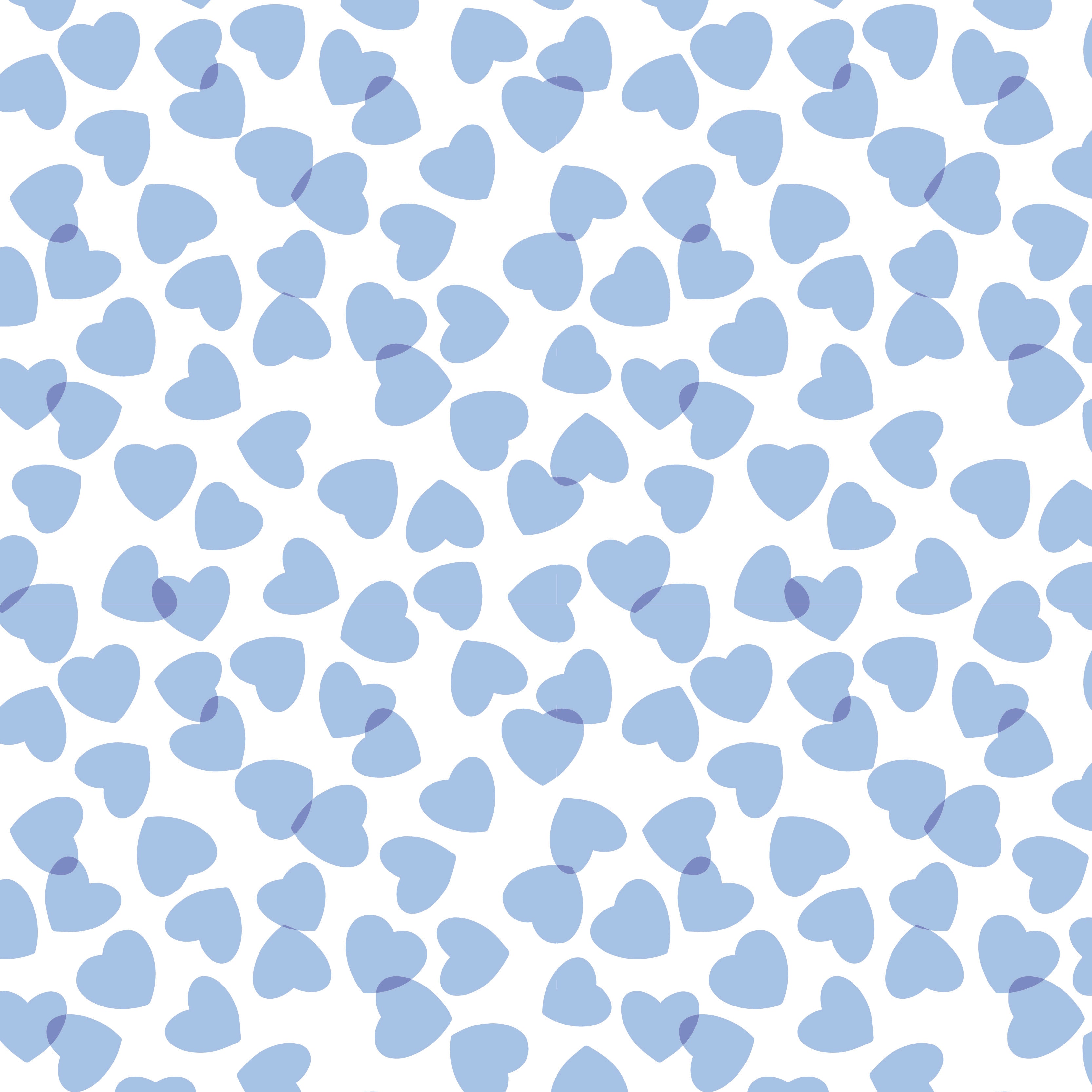 Grayson Pajama Pant Set - Confetti Hearts Blue