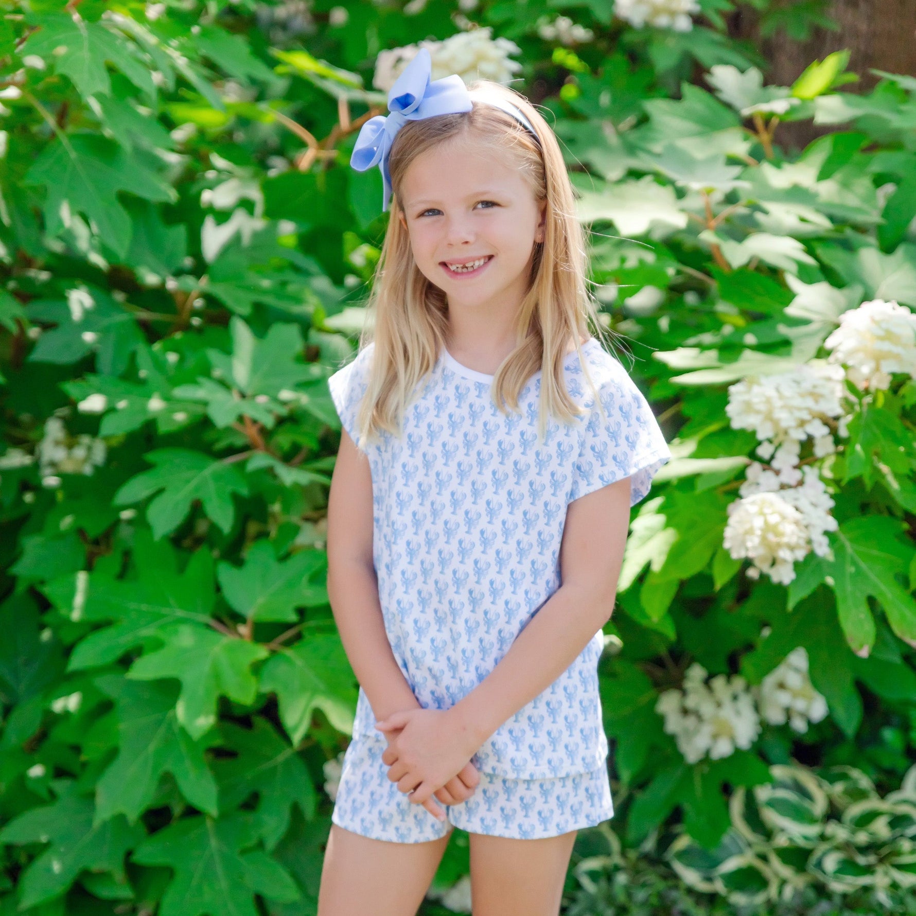 Buy Emery Girls' Short Set - Maine Lobsters kids clothing online