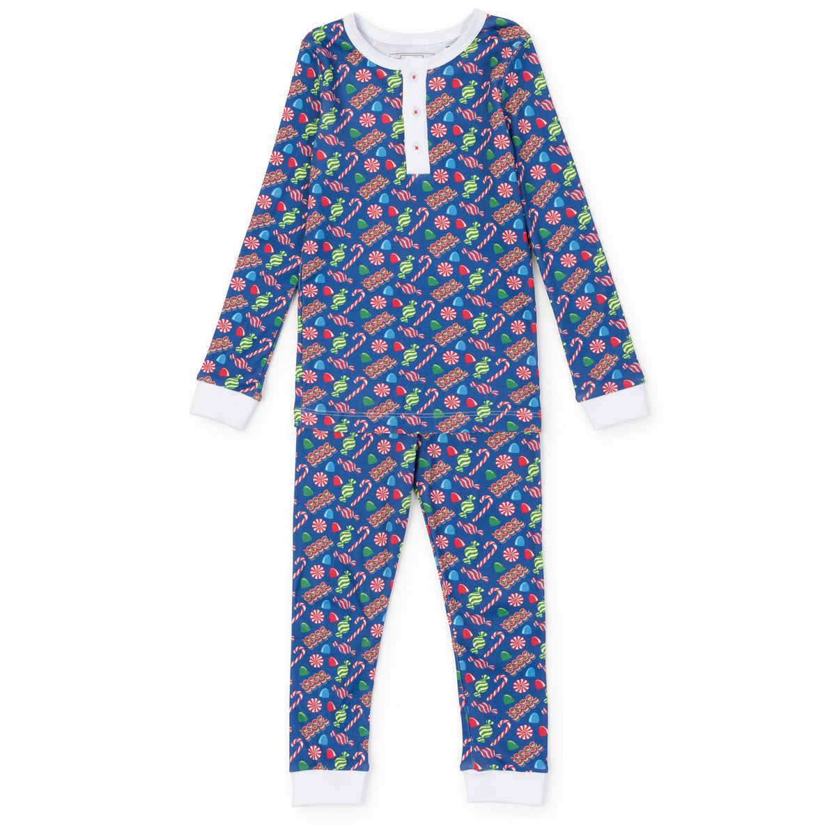 Everyday Jack Boys' Pajama Pant Set - Christmas Candy Blue Kidswear