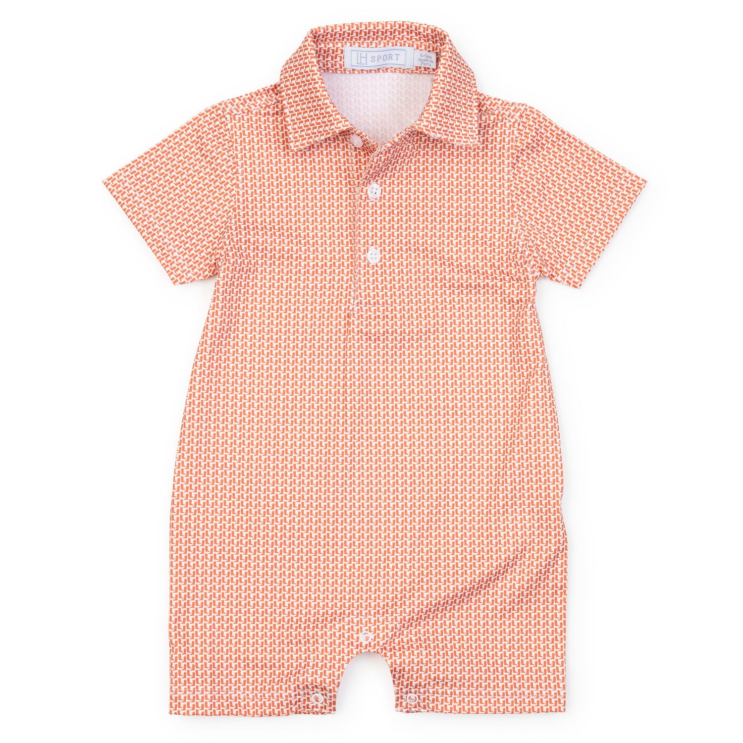 Austin Boys' Performance Shortall by LH Sport - Rambler Orange
