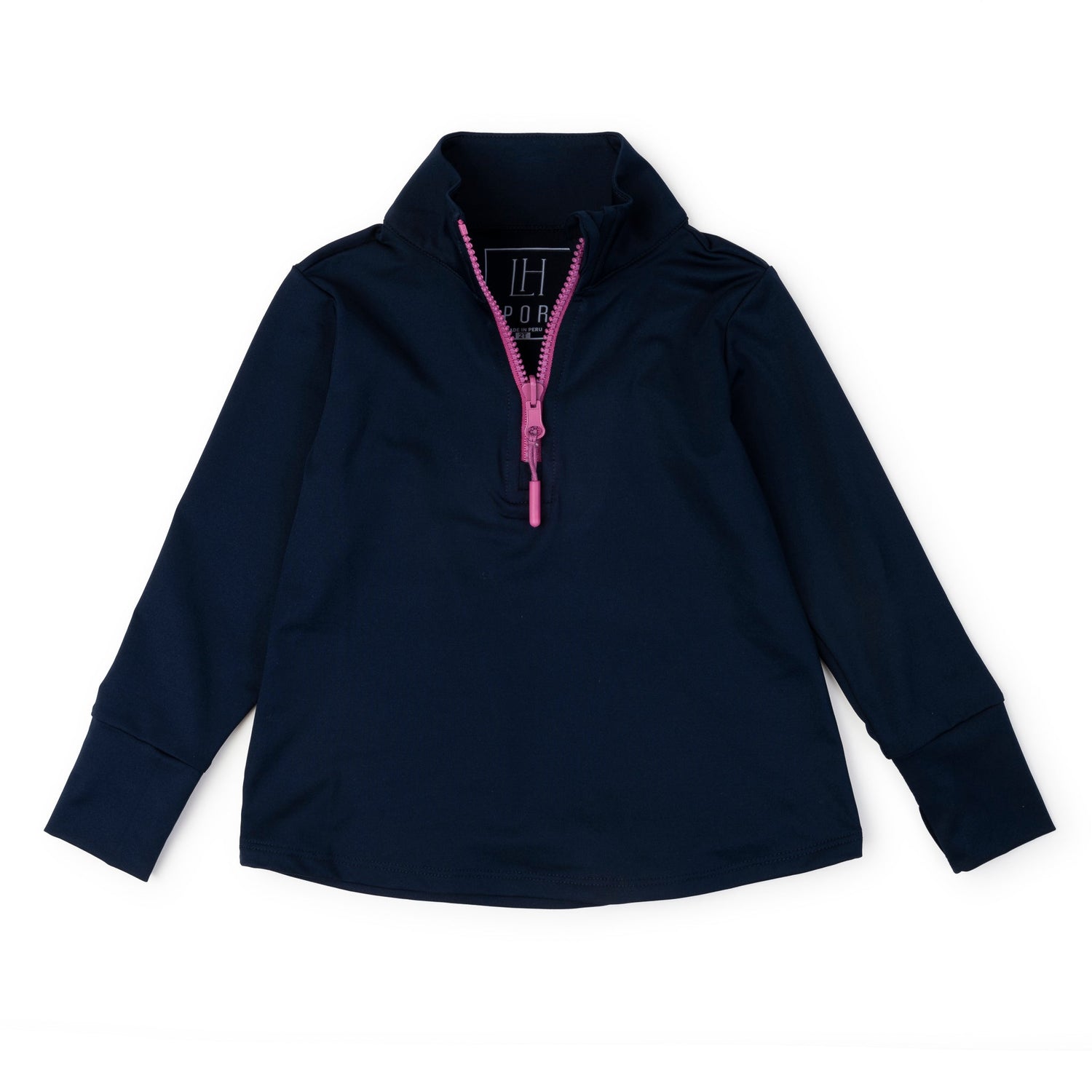 Blair Girls' Performance Pullover by LH Sport - Navy