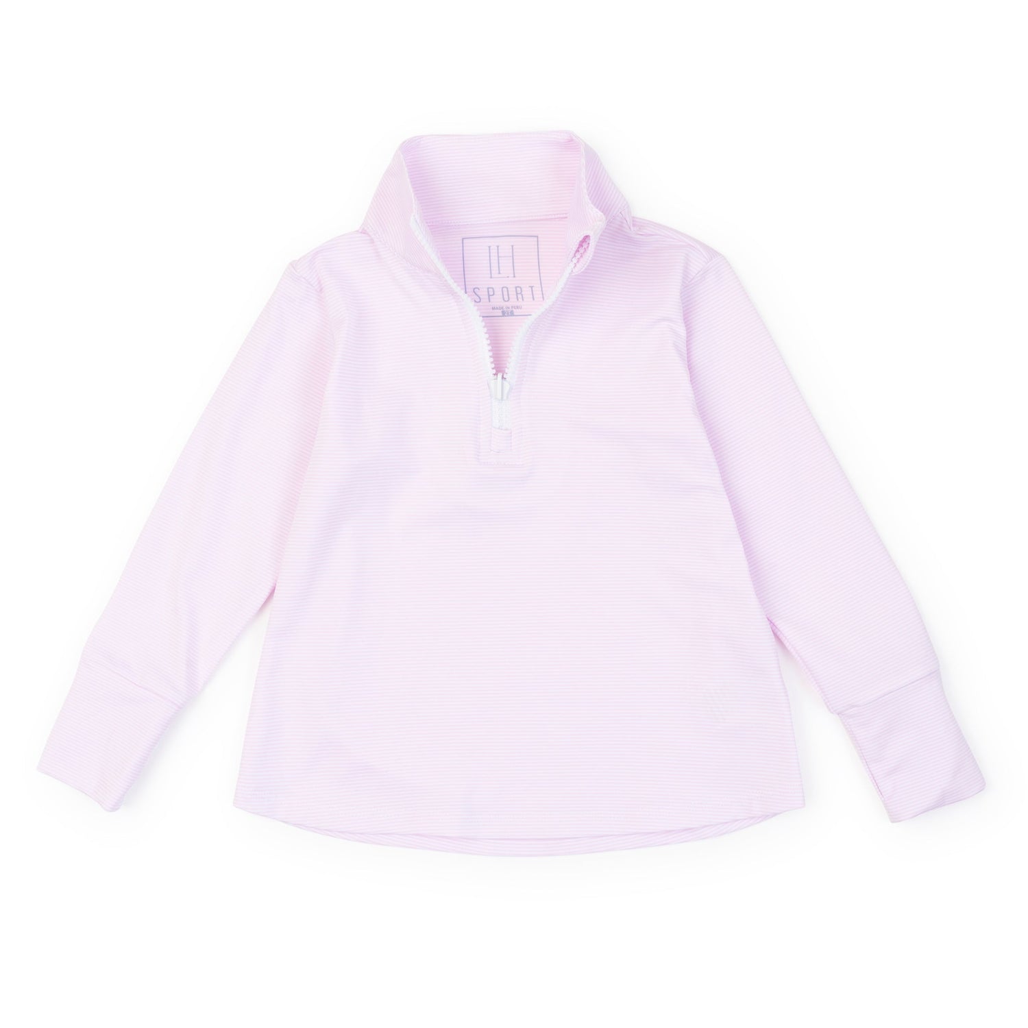 Blair Girls' Performance Pullover by LH Sport - Pink Stripes