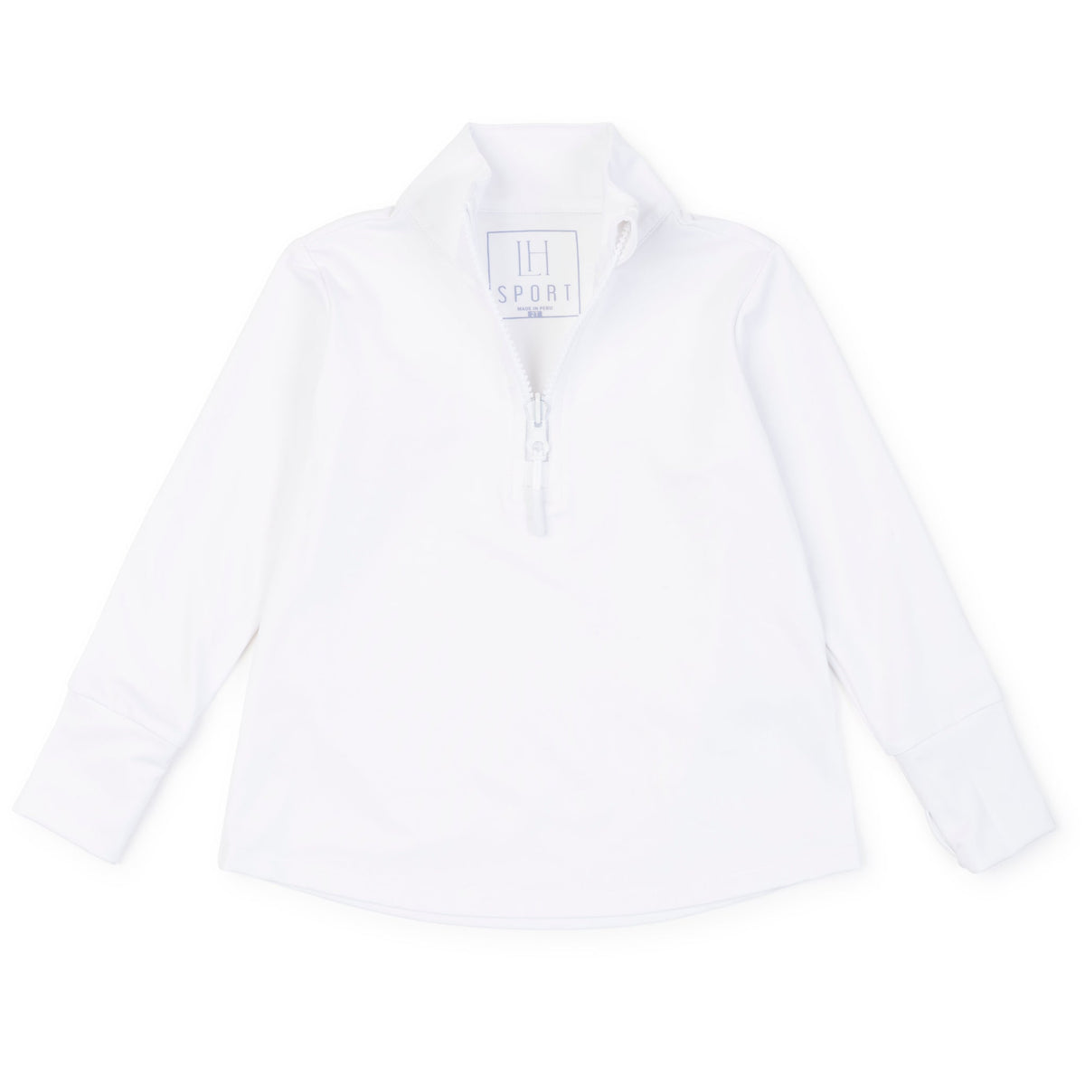 Everyday Blair Girls' Performance Pullover by LH Sport - White Kidswear