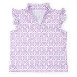 Everyday Ellie Girls' Sleeveless Performance Top by LH Sport - Golf Crest Pink Kidswear