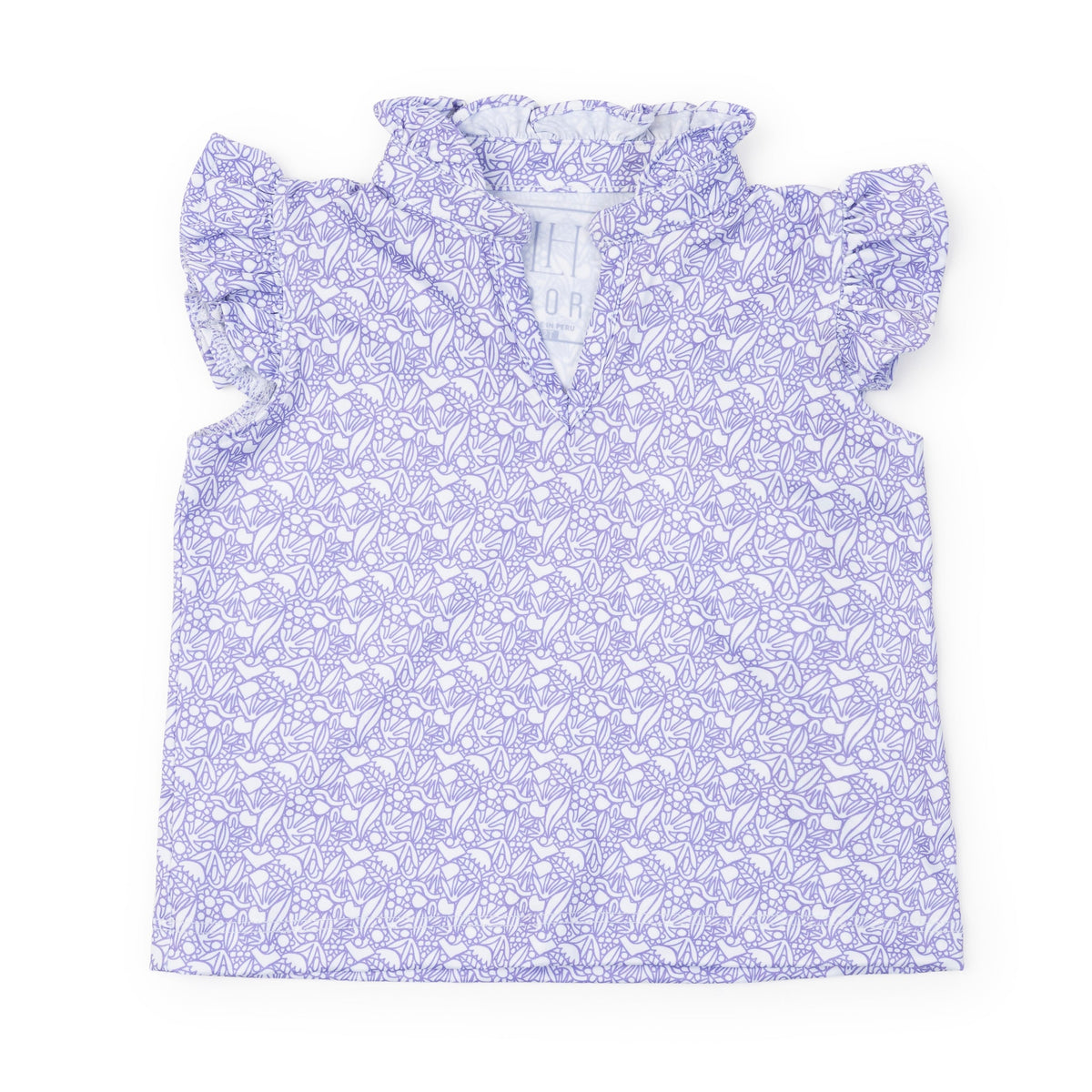 Everyday Ellie Girls' Sleeveless Performance Top by LH Sport - Petal Pop Purple Kidswear