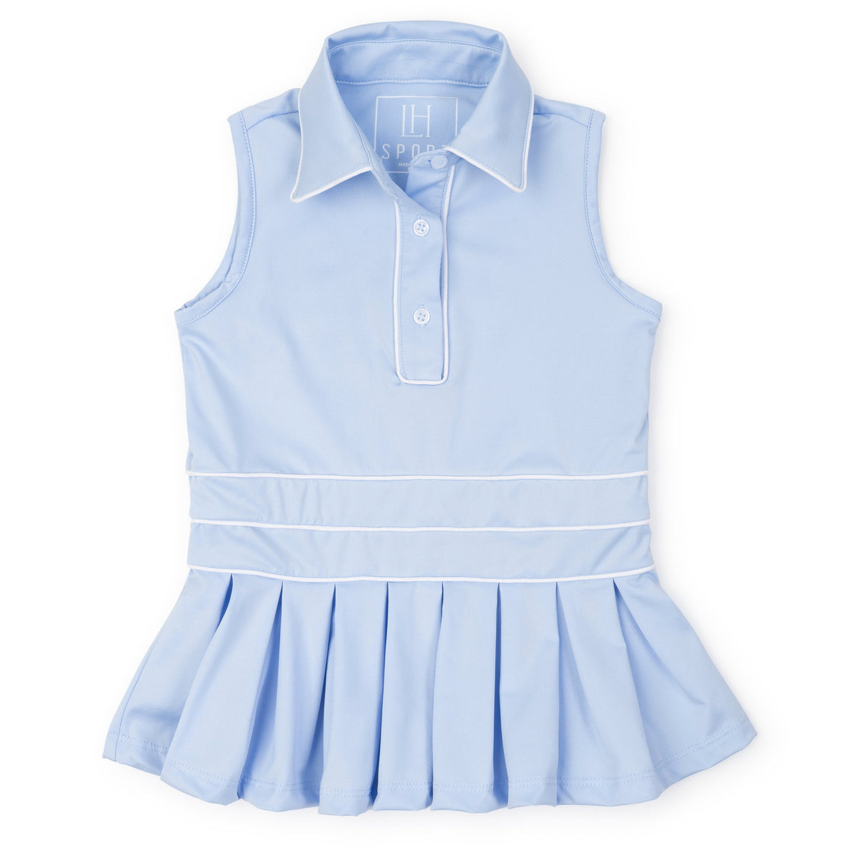 Everyday Harper Girls' Performance Dress by LH Sport - Light Blue Kidswear