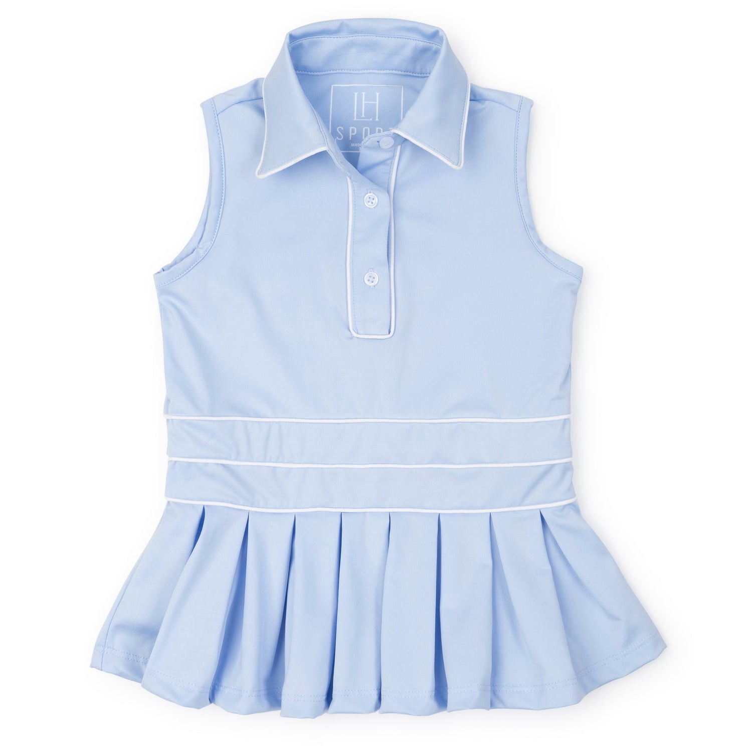 Harper Girls' Performance Dress by LH Sport - Light Blue