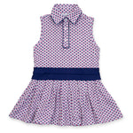 Everyday Harper Girls' Performance Dress by LH Sport - Boho Flora Hot Pink Navy Kidswear