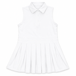 Everyday Harper Girls' Performance Dress by LH Sport - White Kidswear